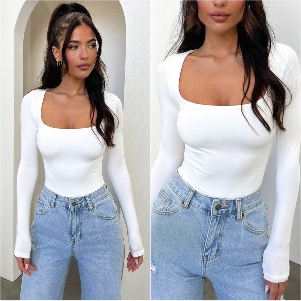 NWT • Double Lined Long Sleeve Bodysuit
